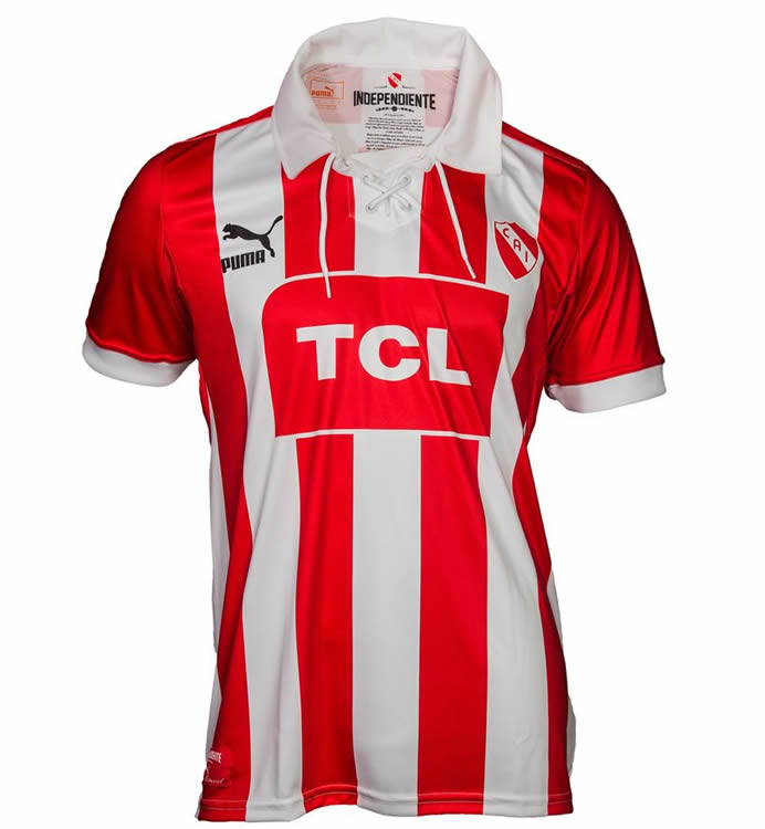 Historia del rojo, bastones rojo y blancos retro