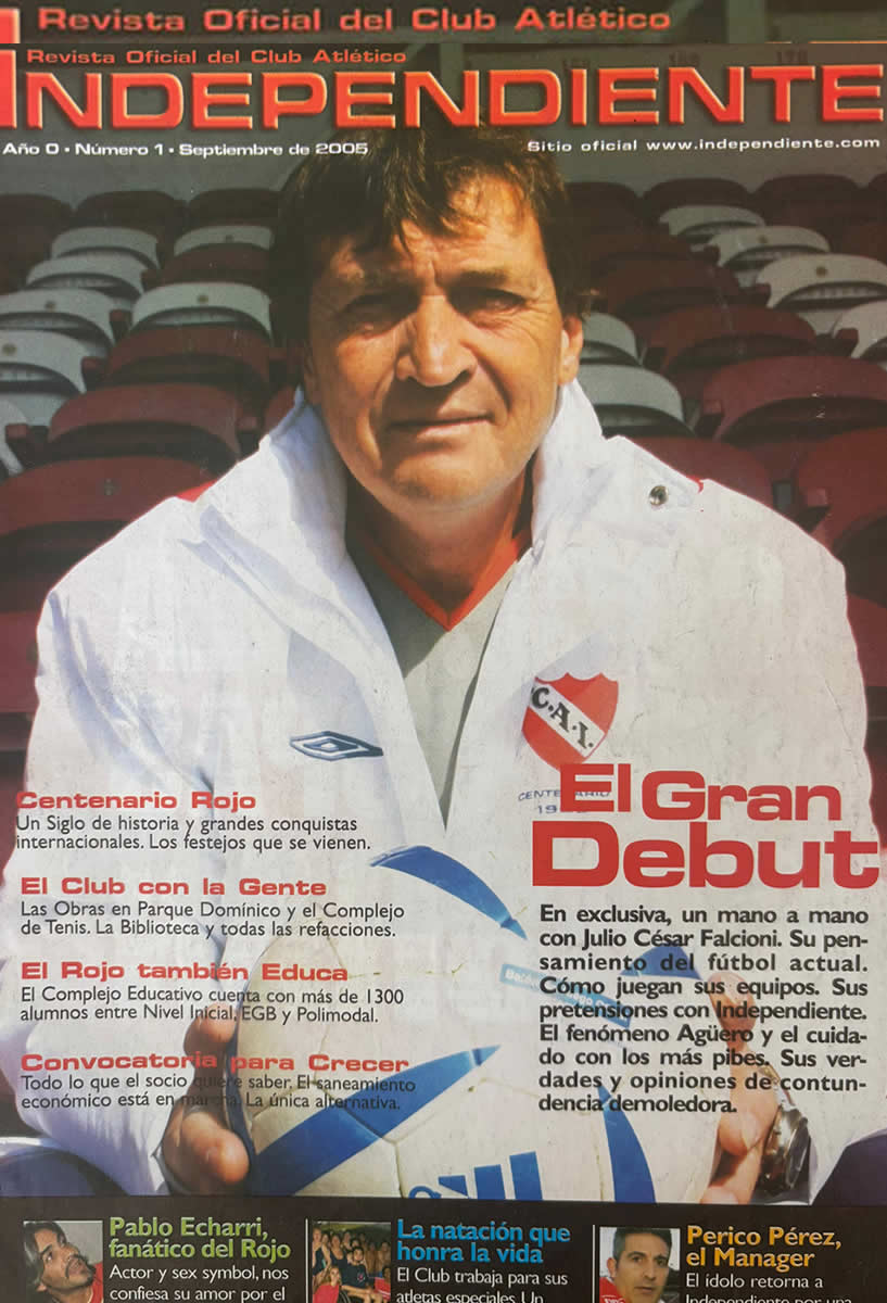 La Revista de Independiente Julio Falcioni